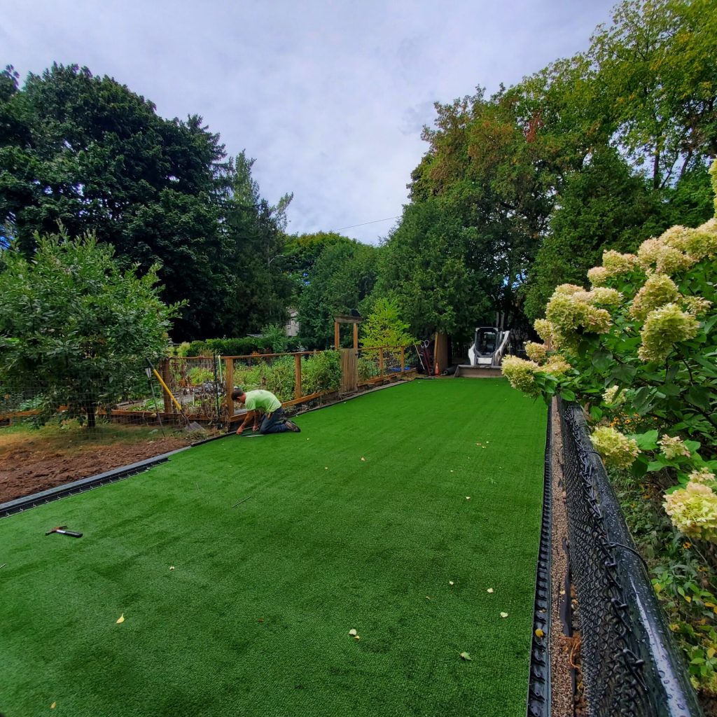 Transform Your Yard with Synthetic Grass Installation in Kitchener