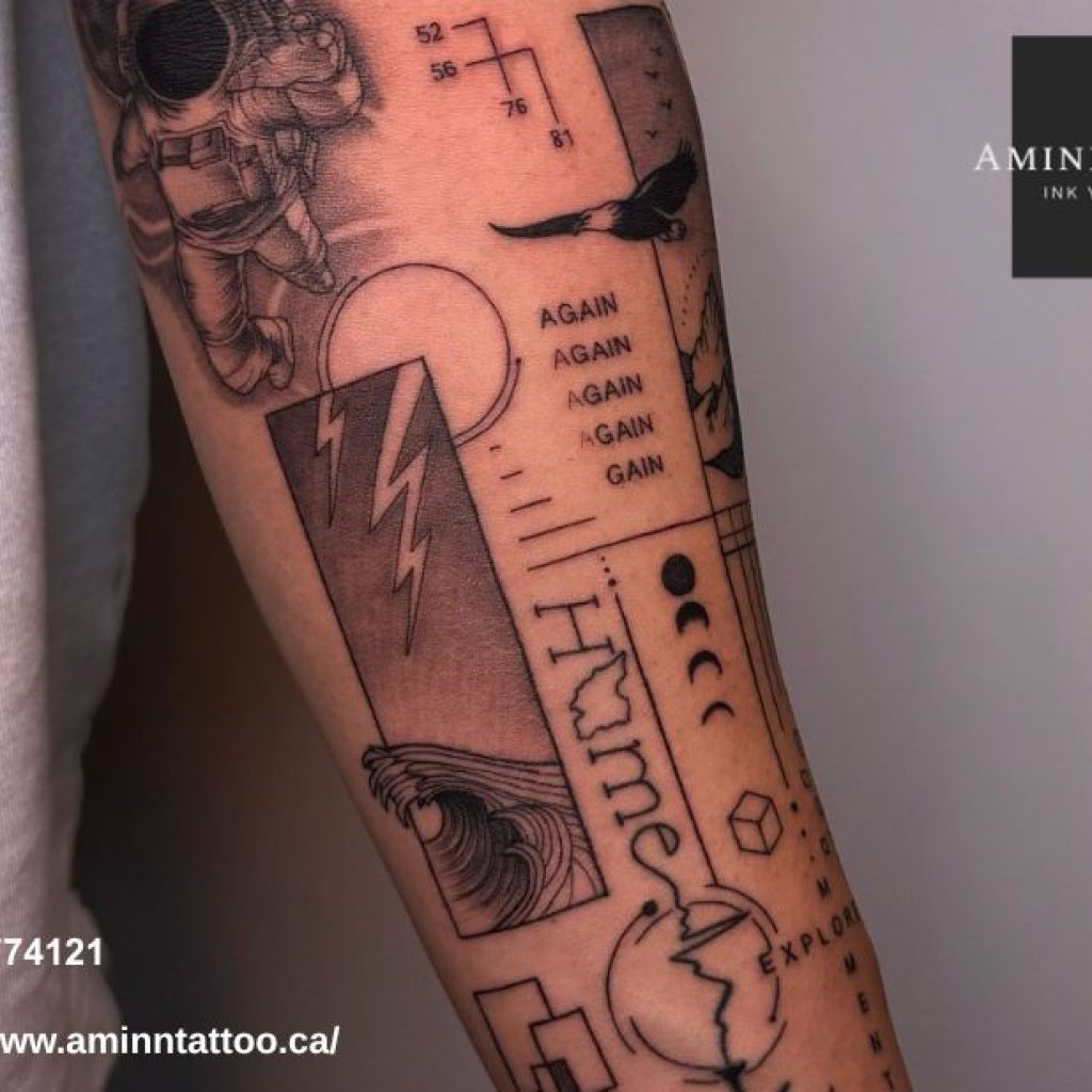 Black And Grey Tattoo | Aminntattoo.ca