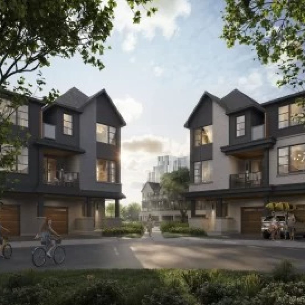 Lakeside Townhomes with Modern Flair