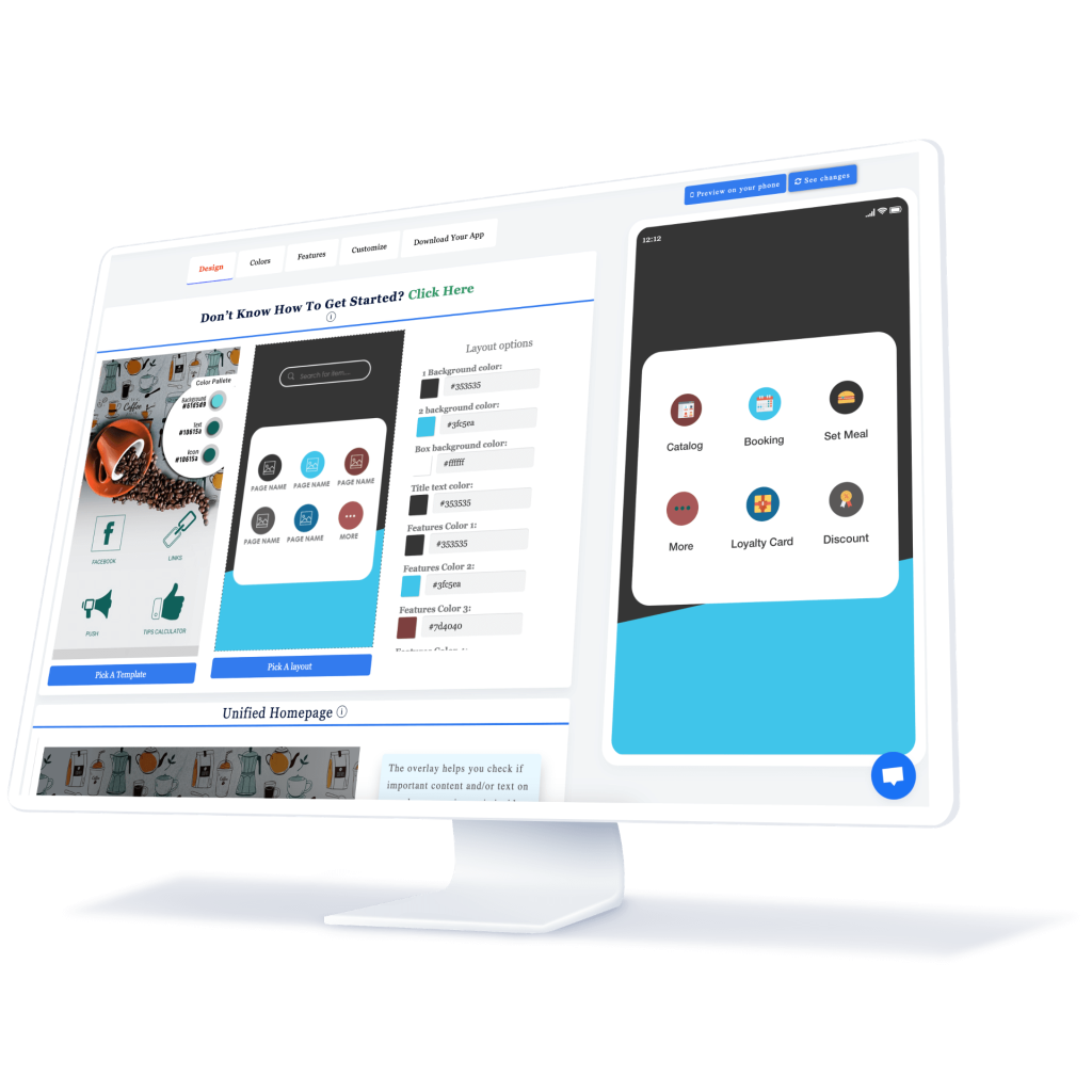 Create a business app quickly with a powerful app maker