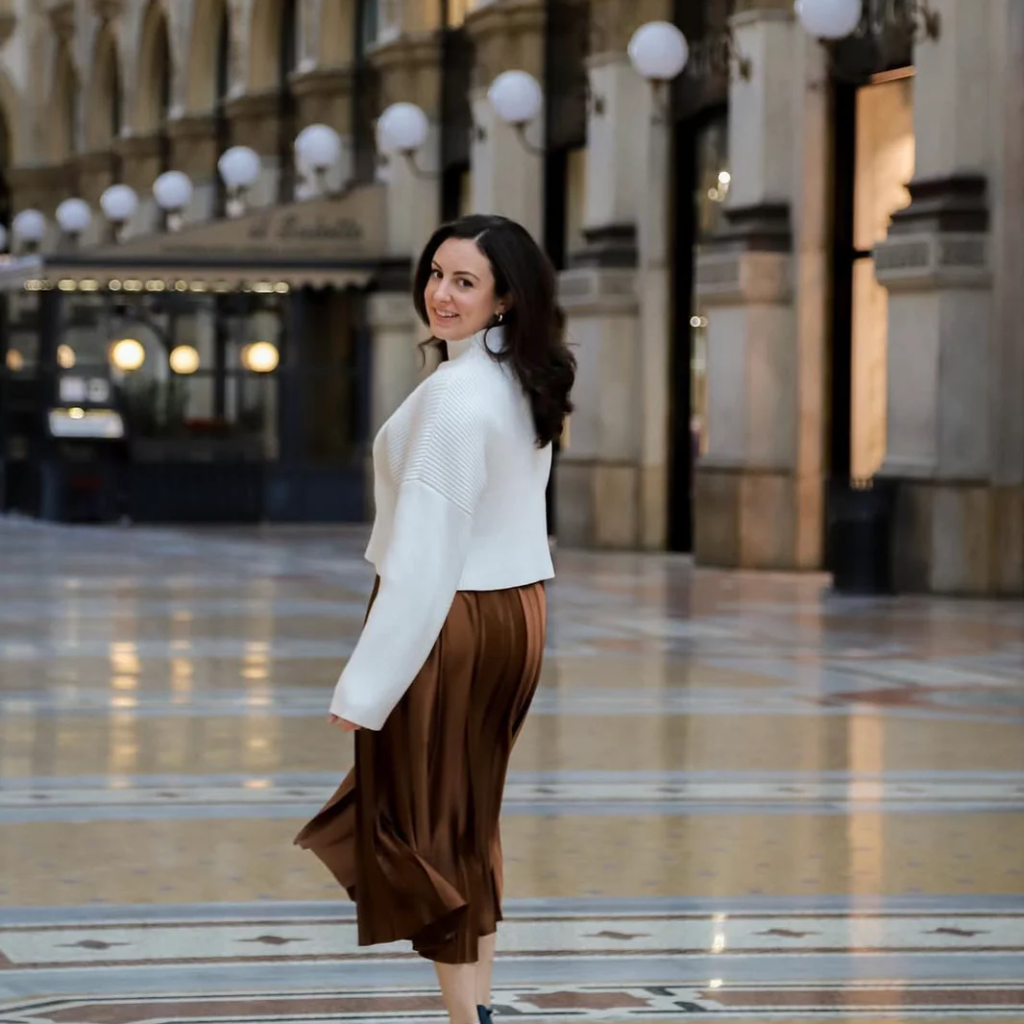 Polished professional image coaching in Milan